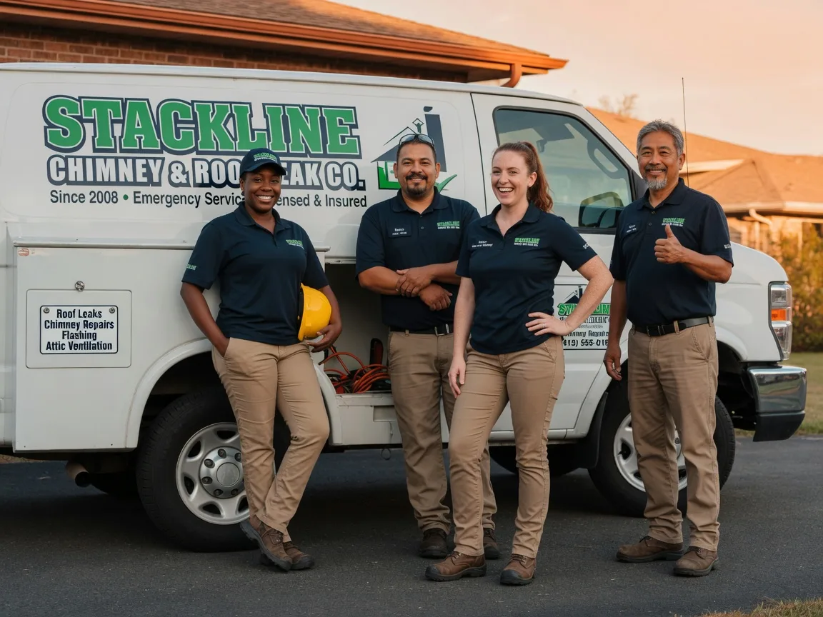 Chimney flashing repair company in North Star, OH